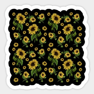 Sunflower Pattern Sticker